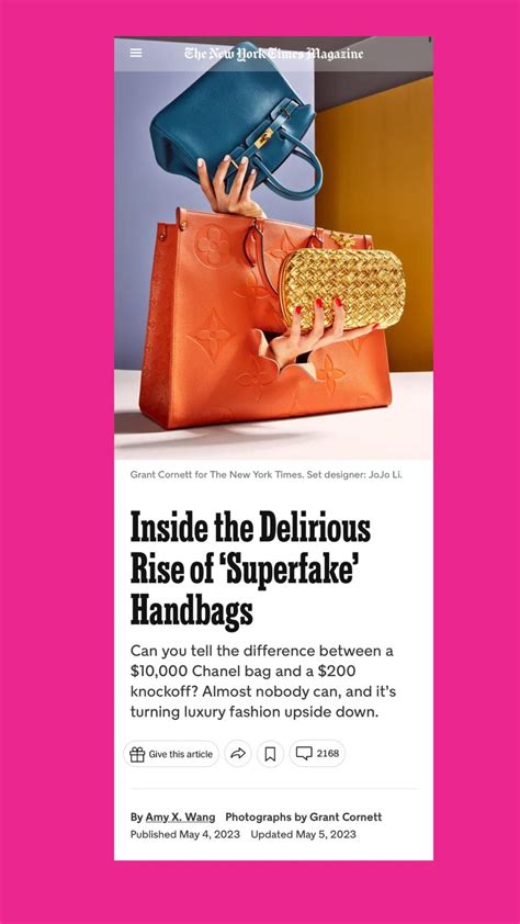 joy replica bags 2019|A Response to the NYT Article on the Superfake Handbag Industry.